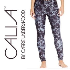 CALIA by Carrie Underwood Dark & Stormy Leggings - Black and Gray